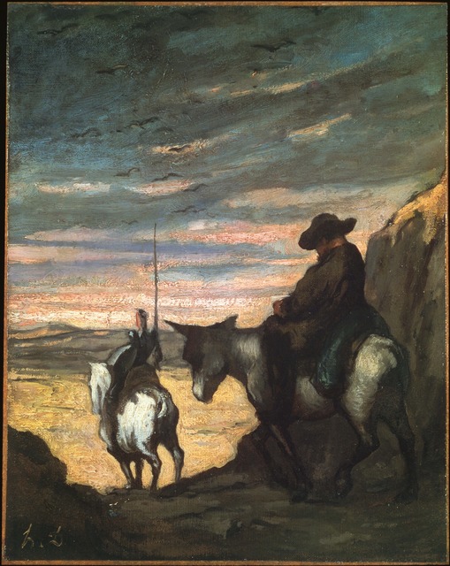 Honoré Daumier Don Quixote et Sancho Panza (Don Quixote