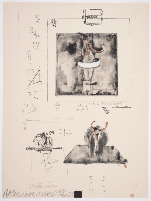 Robert Rauschenberg, ‘Sketch for Monogram, 1959’, 1973, San Francisco Museum of Modern Art (SFMOMA)