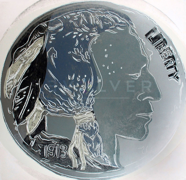 Andy Warhol, ‘Indian Head Nickel (FS II.385) ’, 1986, Print, Screenprint on Lenox Museum Board, Revolver Gallery