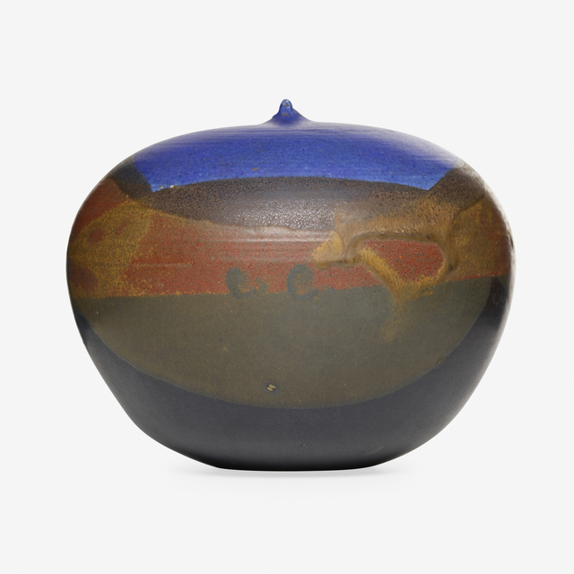 Toshiko Takaezu, ‘Closed Form’, Textile Arts, Glazed porcelain, Rago/Wright