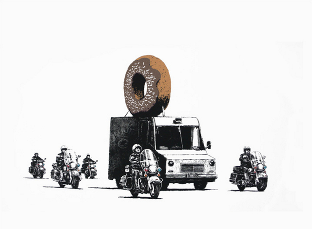 Banksy, ‘Donuts (Chocolate) (Signed)’, 2009, Prescription Art