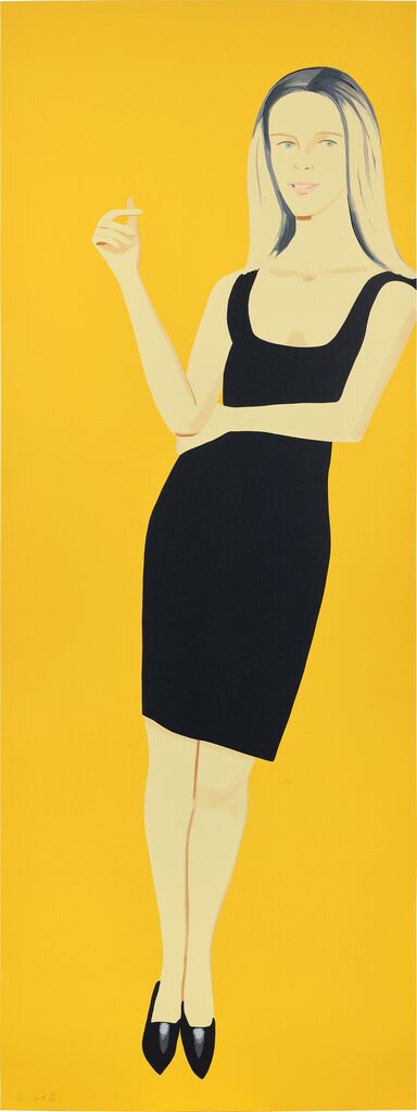 Alex Katz - Yvonne, from Black Dress (S. 539)