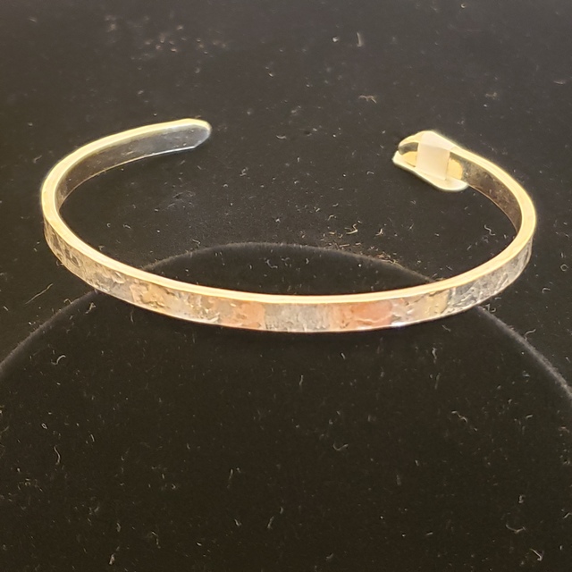 Meghan Tippy Reese, ‘Textured Cuff Bracelet ’, 2018, Jewelry, Silver, Springfield Art Association
