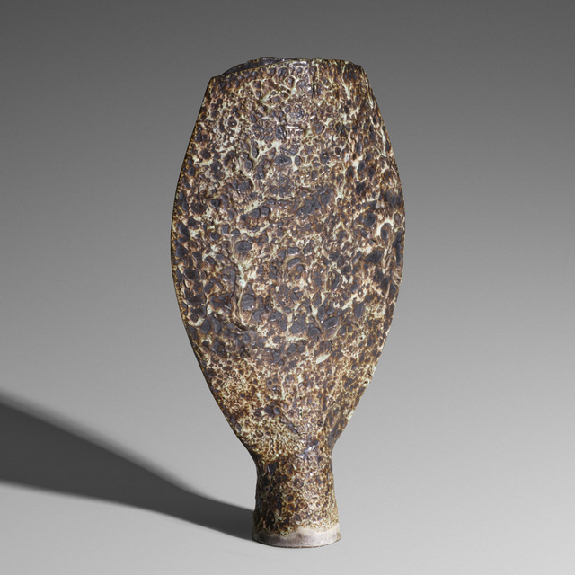 Otto Natzler, ‘vase’, 1986, Design/Decorative Art, Earthenware with crater glaze, Rago/Wright
