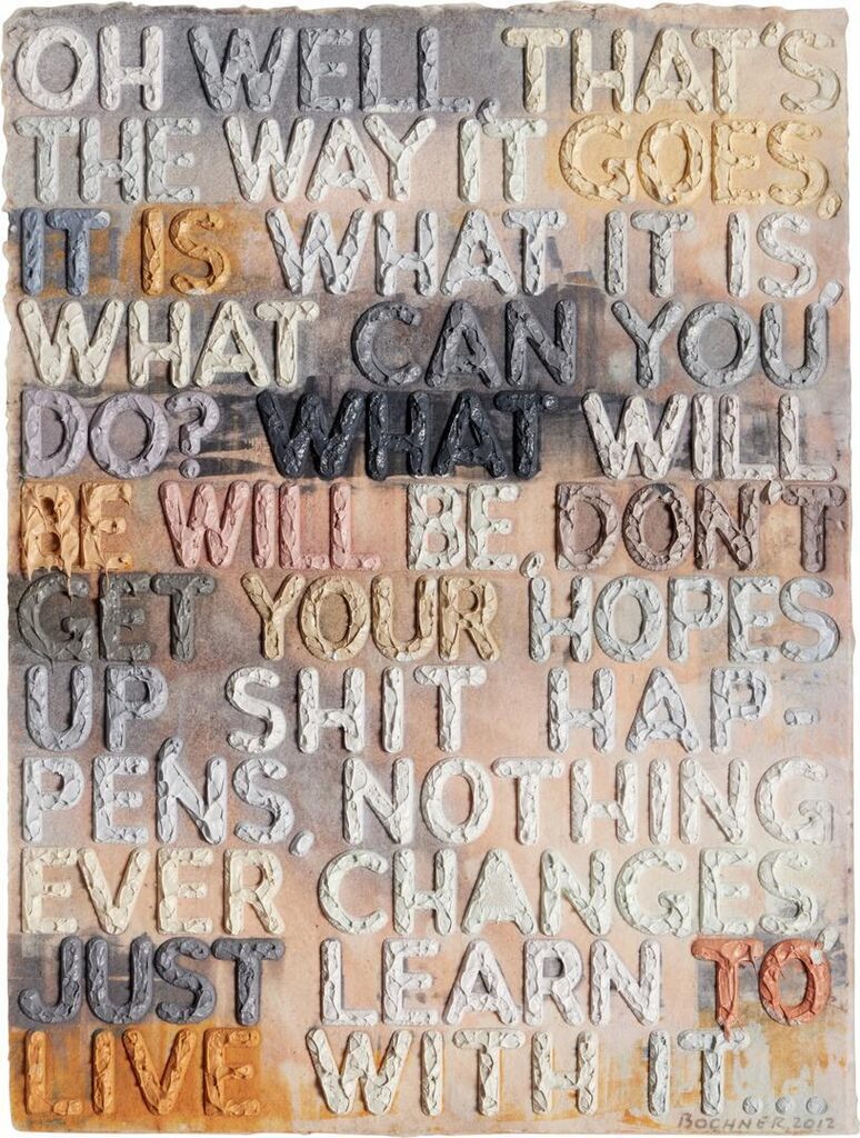 Mel Bochner - Oh Well