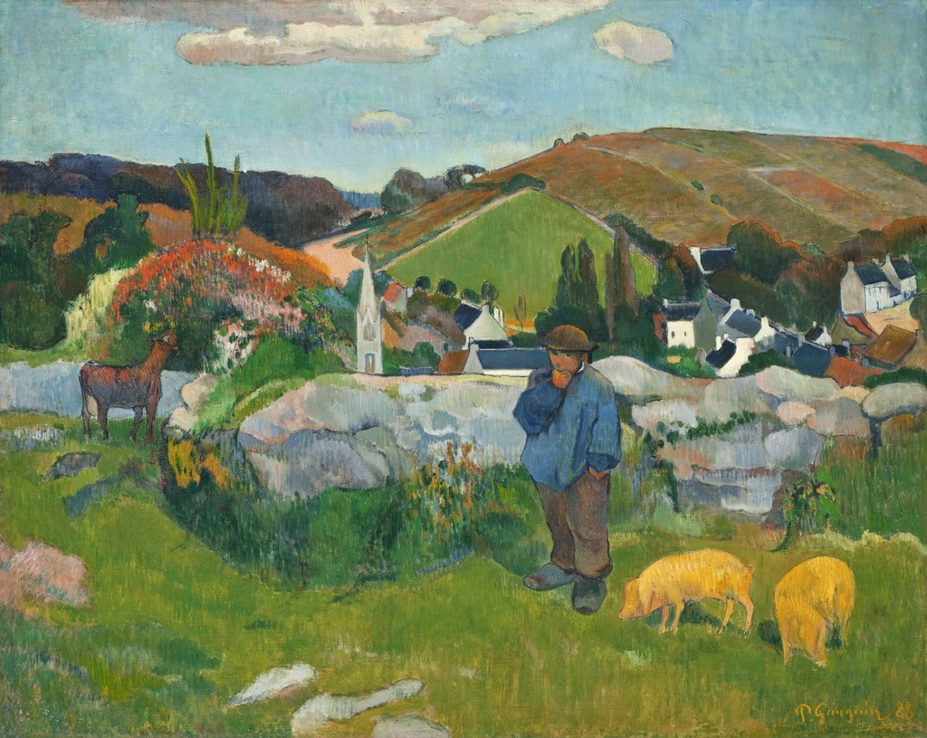 “The Swineherd Brittany”  1888