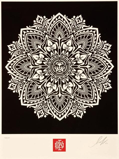 Shepard Fairey, ‘Mandala Ornament Black’, AYNAC Gallery