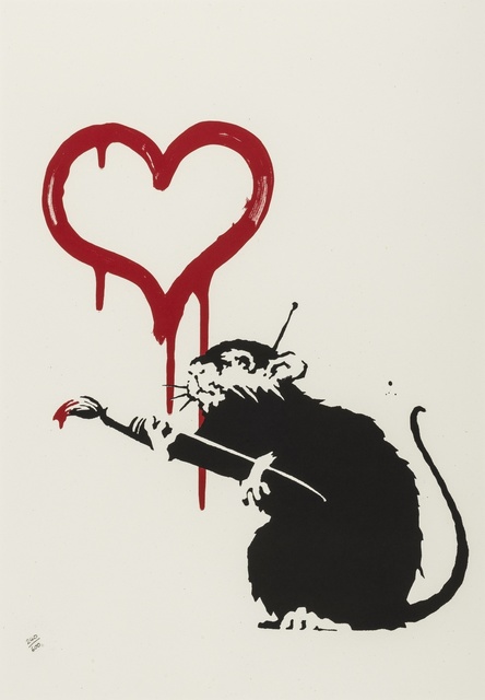 Banksy, ‘Love Rat’, 2004, Forum Auctions