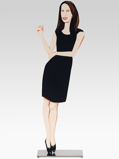 Alex Katz, ‘Black dress 9 (Christy)’, 2018, Opera Gallery