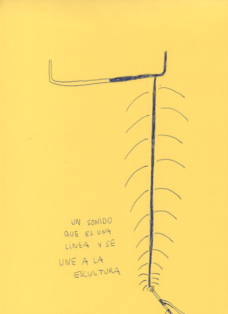 Celina Eceiza, ‘Serie ¿donde esta la hora? . Dibujos de obra sonora para esculturas’, 500, Big Sur Galería