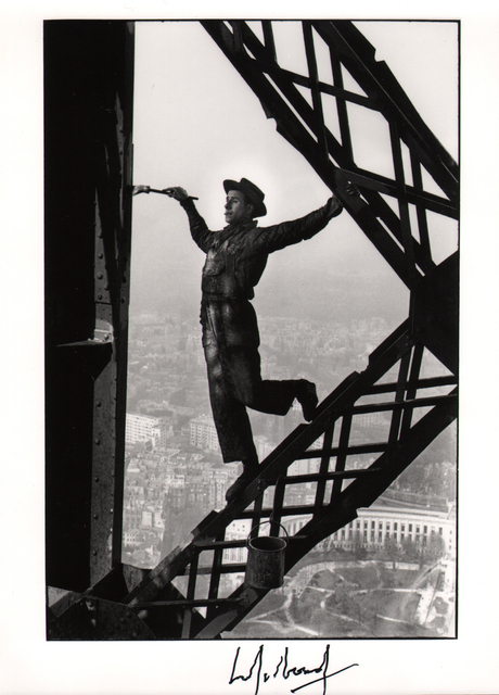 Marc Riboud, ‘The Eiffel Tower Painter, Paris’, 1953, Atlas Gallery