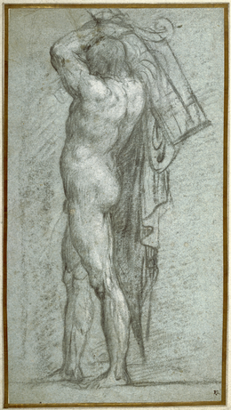 Titian, ‘Nude Man Carrying a Rudder on His Shoulder’, 1555-1556, J. Paul Getty Museum