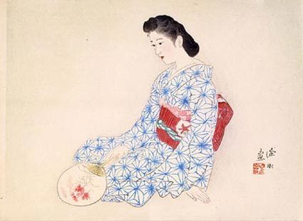 Itō Shinsui, ‘Ideal Japanese Woman’, ca. 1942, Scholten Japanese Art