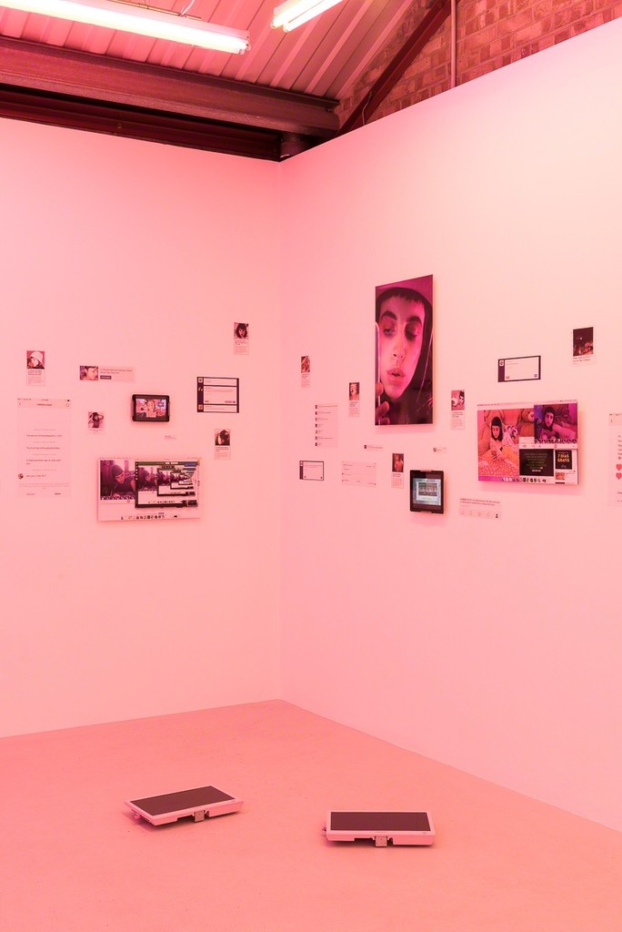 Installation view, Molly Soda 'Comfort Zone' at Annka Kultys Gallery, London, 2016 Photo: Annka Kultys Gallery (Damian Griffiths) Installation view, Molly Soda 'Comfort Zone' at Annka Kultys Gallery, London, 2016 Photo: Annka Kultys Gallery (Damian Griffiths)