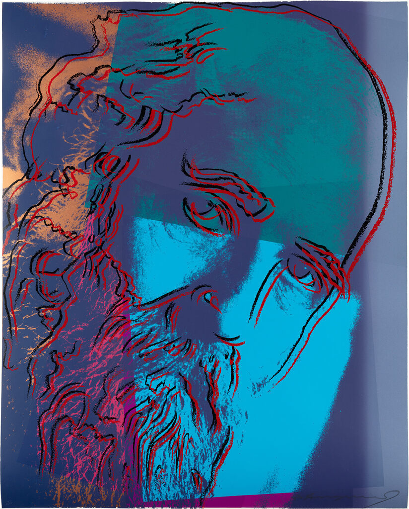 Andy Warhol - Martin Buber, from Ten Portraits of Jews of the Twentieth Century (F. & S. 228)