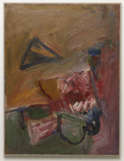 Milton Resnick, ‘Hearts and Darts’, 1957, Painting, Oil on board, The Milton Resnick and Pat Passlof Foundation