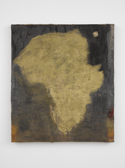 Vivienne Koorland, ‘Gold Africa’, 2011, Painting, Oil and pigment on burlap and linen, Richard Saltoun