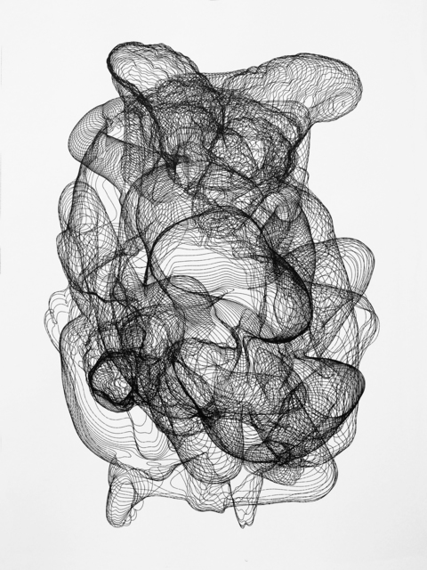 Zachary Eastwood-Bloom, ‘Saturn’, 2010, Print, Plotted ink drawing, Pangolin London