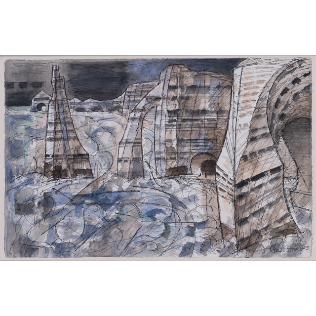 Marcel Gromaire, ‘Etretat, les trois falaises’, 1953, PIASA