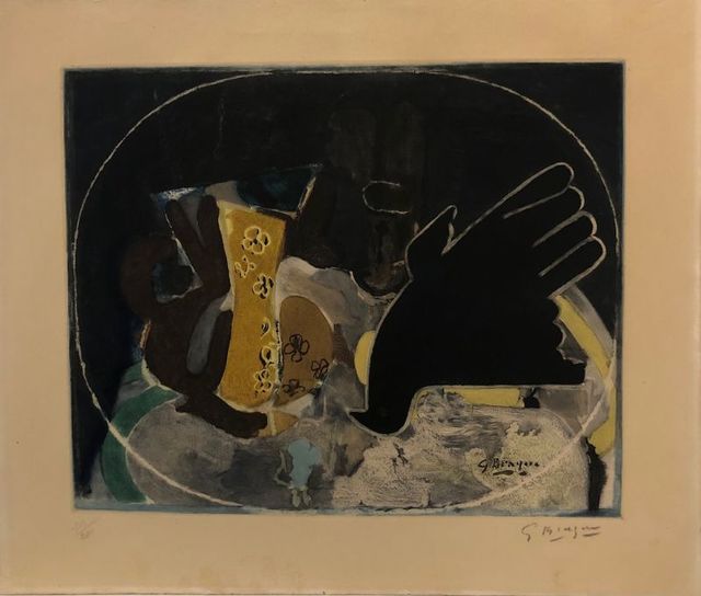 Georges Braque, ‘Nature morte au pichet et oiseau ’, ca. 1965, Print, Aquatint on paper, Le Coin des Arts