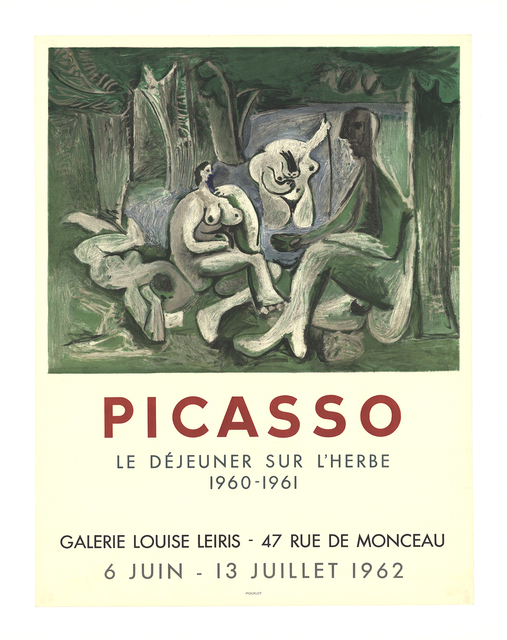 Pablo Picasso, ‘Le Dejeuner Sur L'Herbe’, 1962, ArtWise