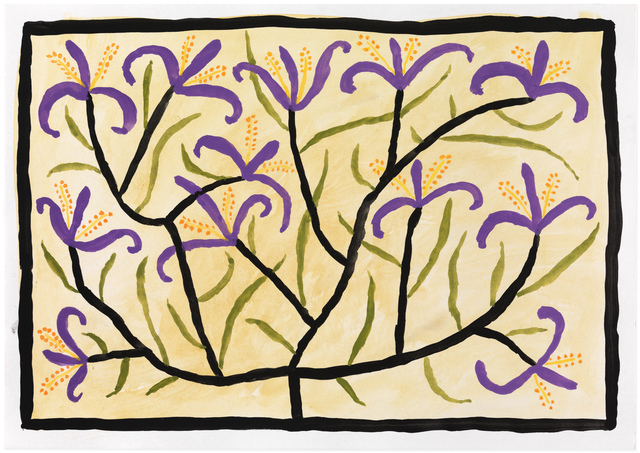 Judy Kensley McKie, ‘Tree with Purple Flowers’, undated, Gallery NAGA