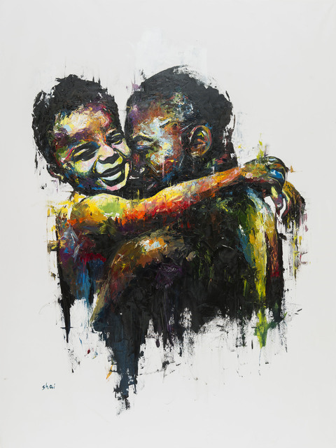 Shai Yossef, ‘Father and Son’, 2016, Painting, Oil on Canvas, Dab Art