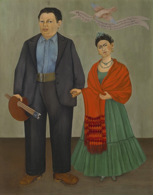 Frida Kahlo, ‘Frida and Diego Rivera’, 1931, San Francisco Museum of Modern Art (SFMOMA)