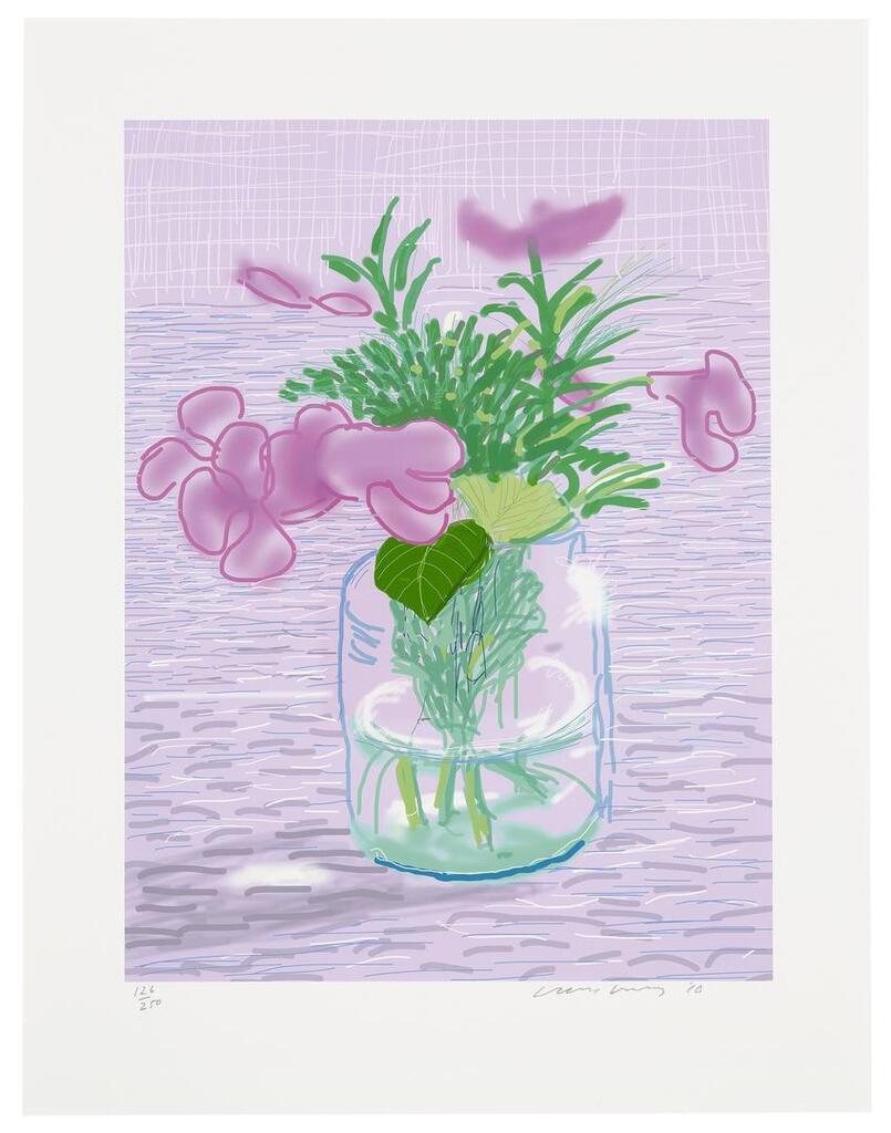 David Hockney - Untitled No. 329, from: A Bigger Book: Art Edition A
