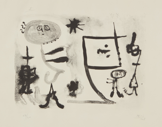 Joan Miró, ‘Album 13: plate I’, 1948, Phillips