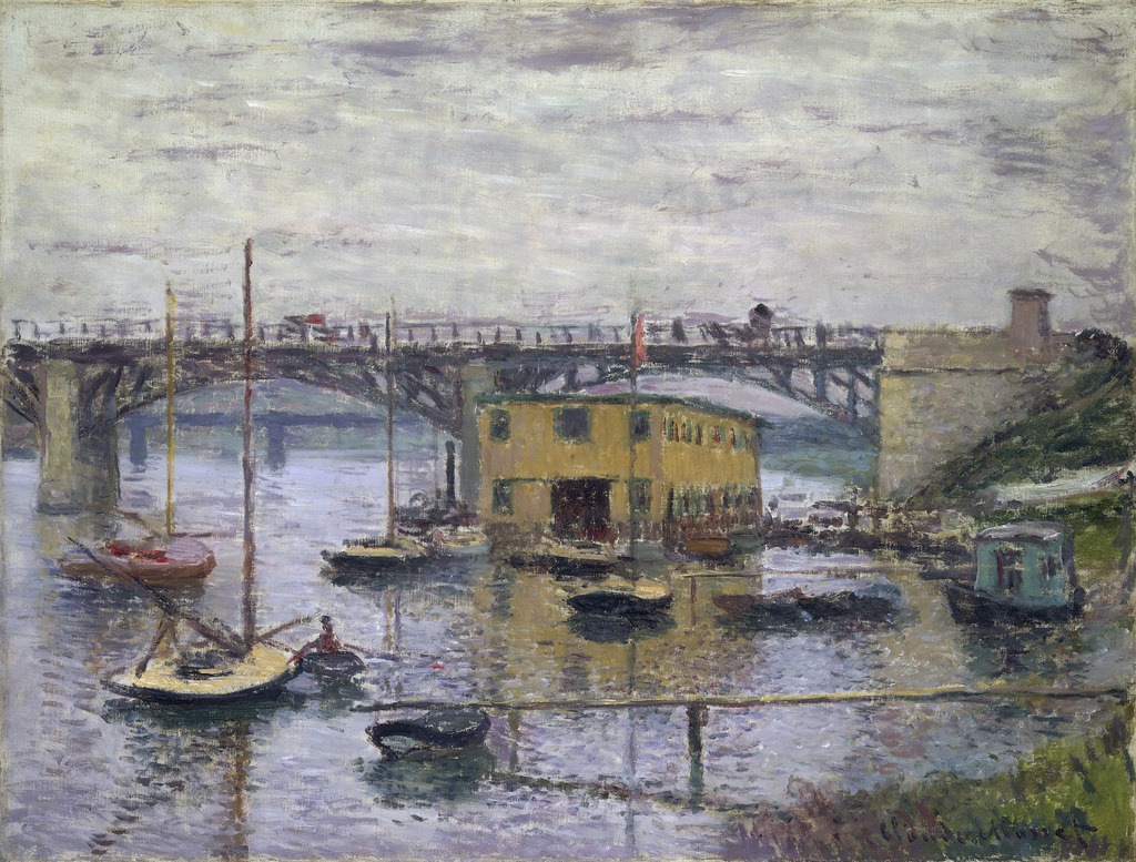 Claude Bridge at Argenteuil on a Gray Day (ca. 1876) Artsy
