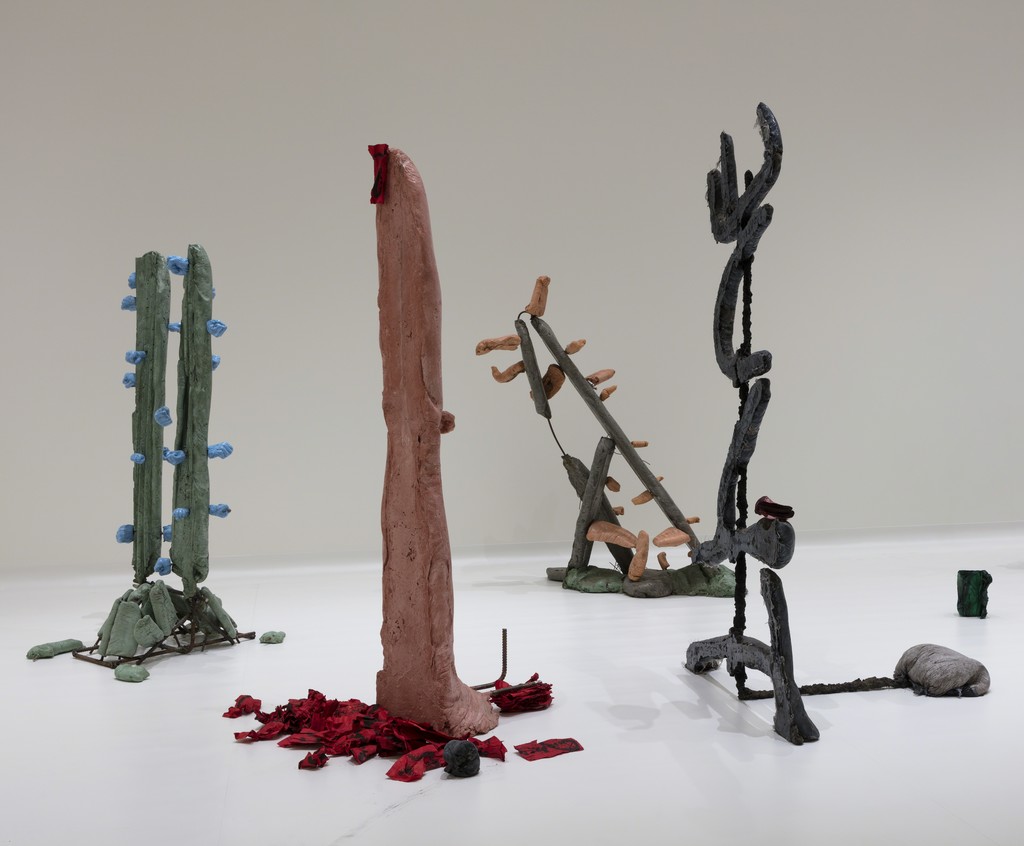 Installation view, Sightings: Michael Dean, Lost True Leaves, Nasher Sculpture Center, Photo: Kevin Todora. Installation view, Sightings: Michael Dean, Lost True Leaves, Nasher Sculpture Center, Photo: Kevin Todora.