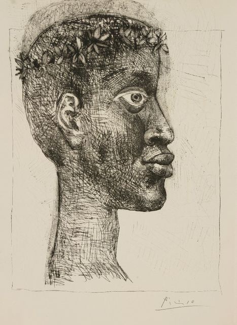 Pablo Picasso, ‘Nègre Portrait D'Aimé Césaire (Bloch 633)’, 1949, Sworders