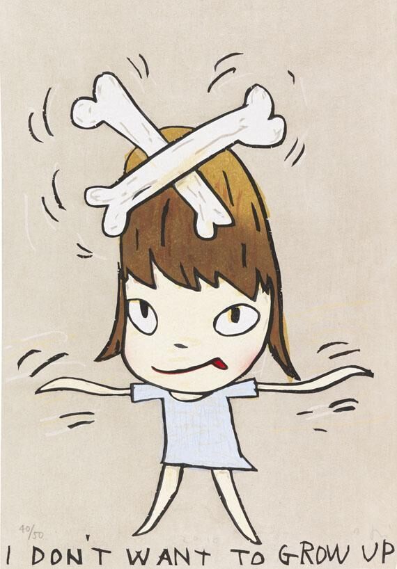 Yoshitomo Nara - I don't want to grow up