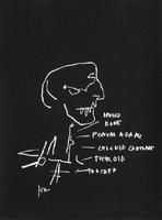Jean-Michel Basquiat - Anatomy Series: Thyroid
