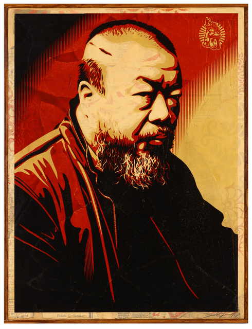 Shepard Fairey (OBEY), ‘Ai Weiwei’, 2014, Chiswick Auctions