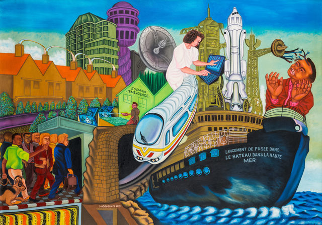 MAORY PRINCE, ‘Lancement de fusée’, 2015, Africa Bomoko