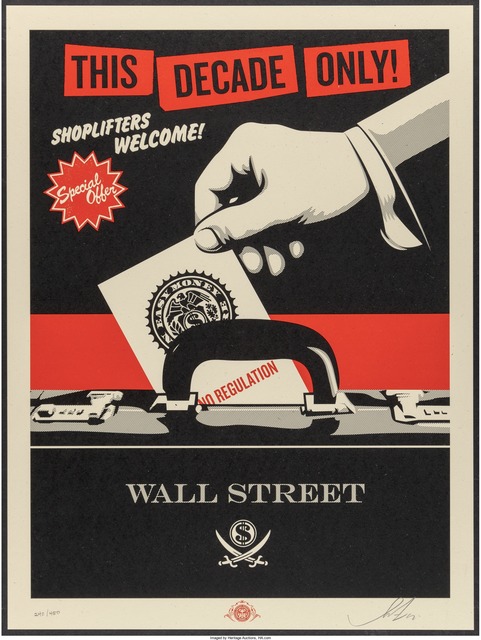 Shepard Fairey (OBEY), ‘Shoplifters Welcome’, 2012, Heritage Auctions