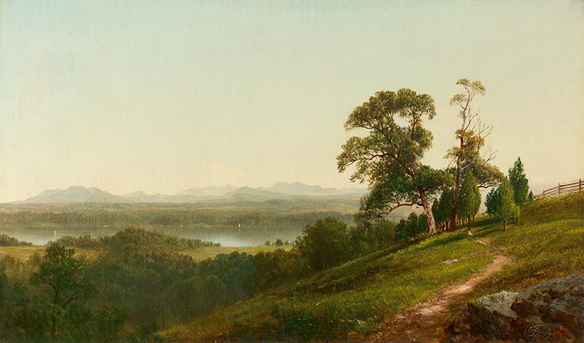 David Johnson, ‘View of the Hudson from Barrytown, New York’, 1872, Questroyal Fine Art