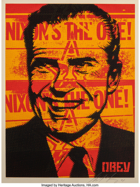 Shepard Fairey (OBEY), ‘Nixon Poster’, 2001, Heritage Auctions