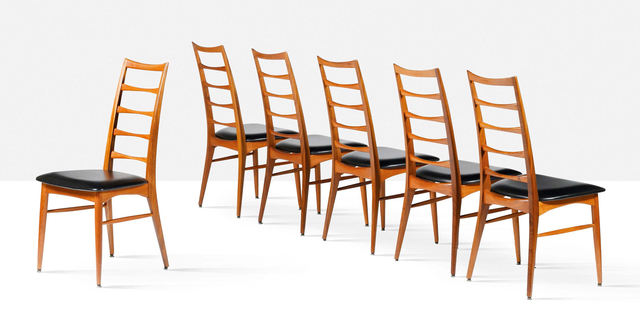 Niels Kofoed, ‘Set of 6 dining chairs’, Circa 1960, Aguttes