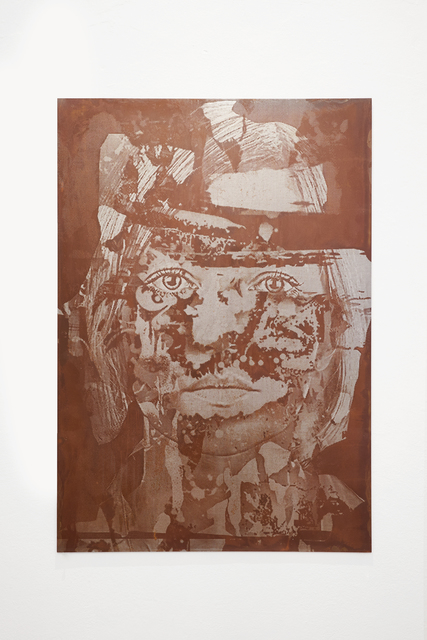 Vhils, ‘Crack Series #05’, 2020, Sculpture, Acid - etched metal plate, MAGMA gallery