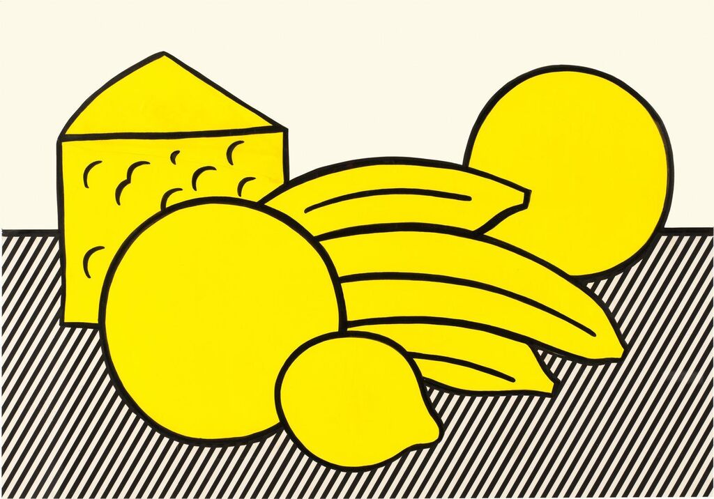Roy Lichtenstein - Yellow Still Life (Study)