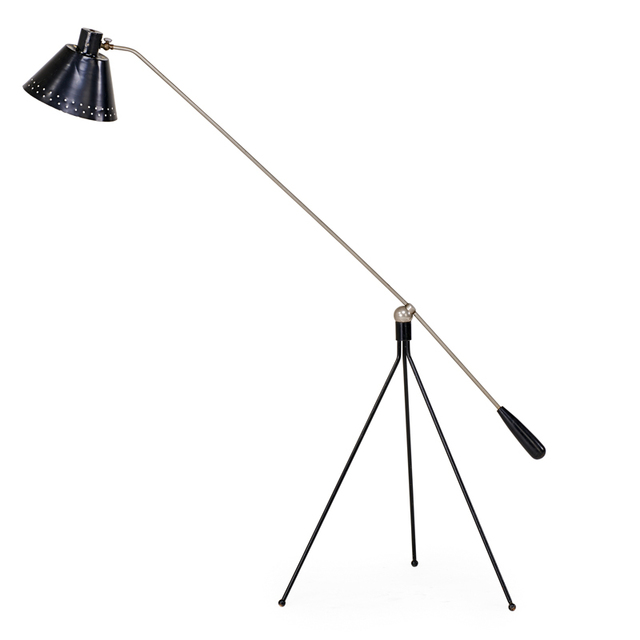 J.J.M Hoogervorst, ‘Adjustable Ceiling Lamp, Netherlands’, 1950s, Rago/Wright