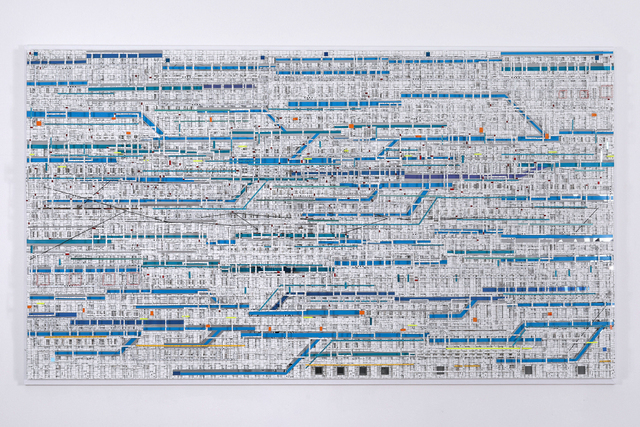 Katsumi Hayakawa, ‘Traffic 1801 Blue’, 2018, Micheko Galerie