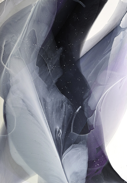 Marina Savashynskaya Dunbar, ‘Movement Study in Interference Violet’, 2019, Painting, Water media on paper, Spalding Nix Fine Art