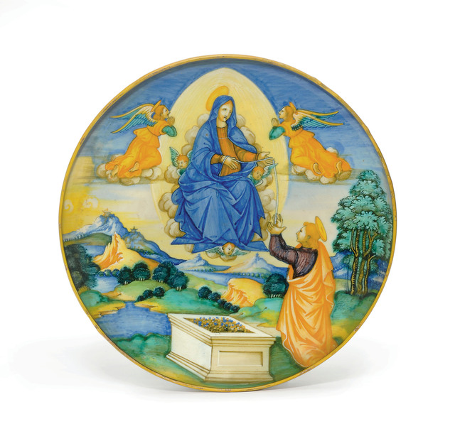 ‘An Urbino Maiolica Istoriato Footed Dish (Alzata)’, ca. 1525, Christie's Old Masters