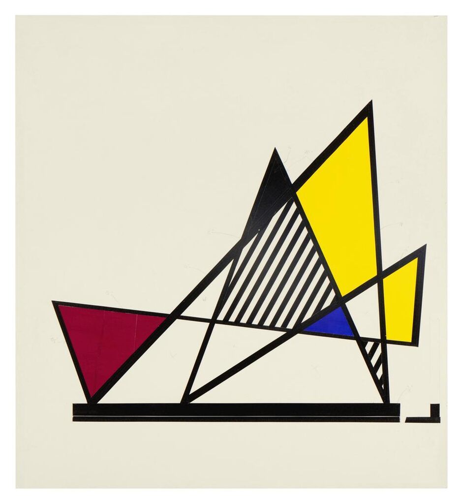 Roy Lichtenstein - Imperfect Sculpture (Study)