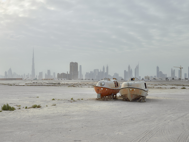 Philip Cheung, ‘Lifeboats, Al Jaddaf, Dubai (UAE)’, 2015, Photography, Archival pigment print on satin paper, Circuit Gallery