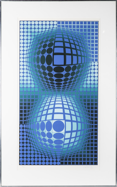 Victor Vasarely, ‘Signed Lithograph Battor 1977 Limited After Original Painting’, 1977, Modern Artifact